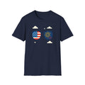 Unisex Softstyle T-Shirt, Happy Independence Day Cool USA Shirt, Patriotic Sunglasses Tee, Funny 4th of July Shirt