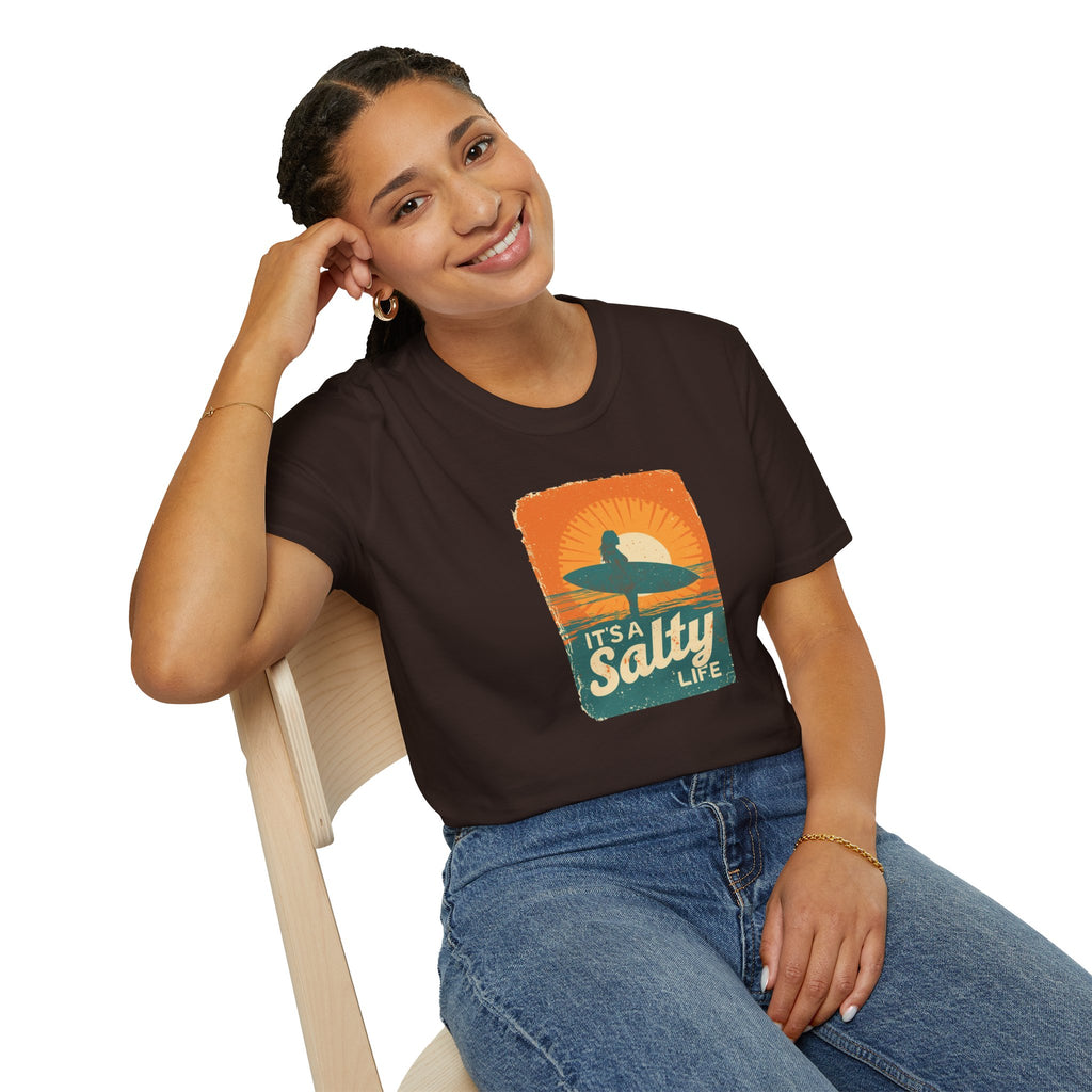 Unisex Softstyle T-Shirt,salty life