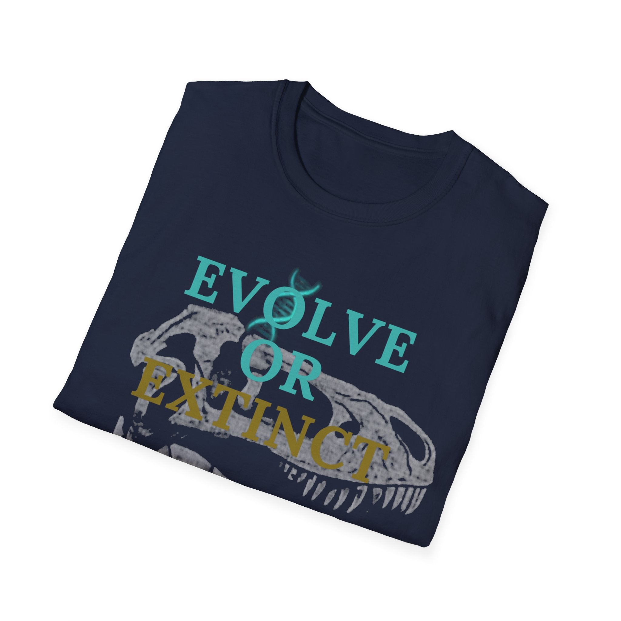 Unisex Softstyle T-Shirt, evolve or extinct shirt