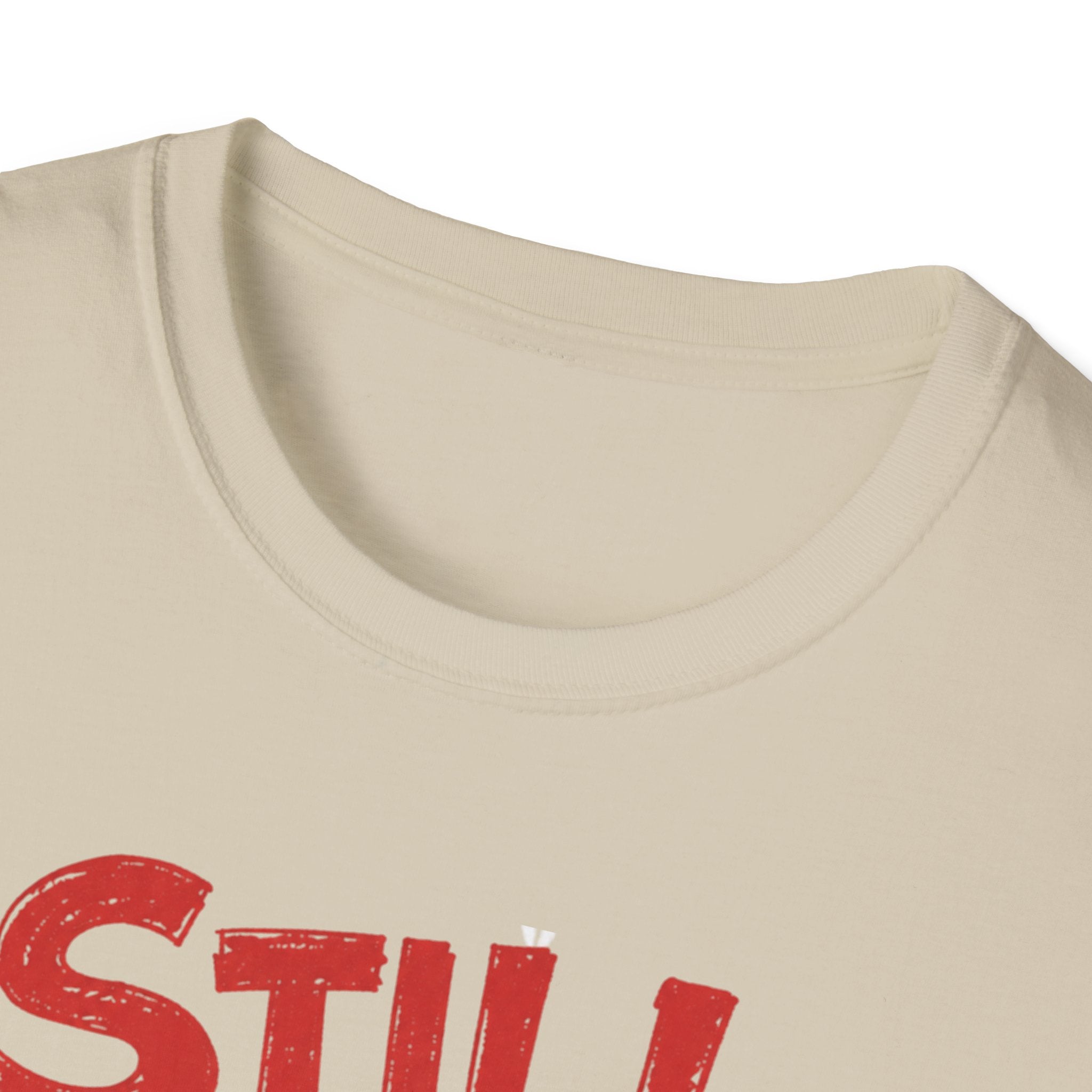 Unisex Softstyle T-Shirt, pool player still hustling