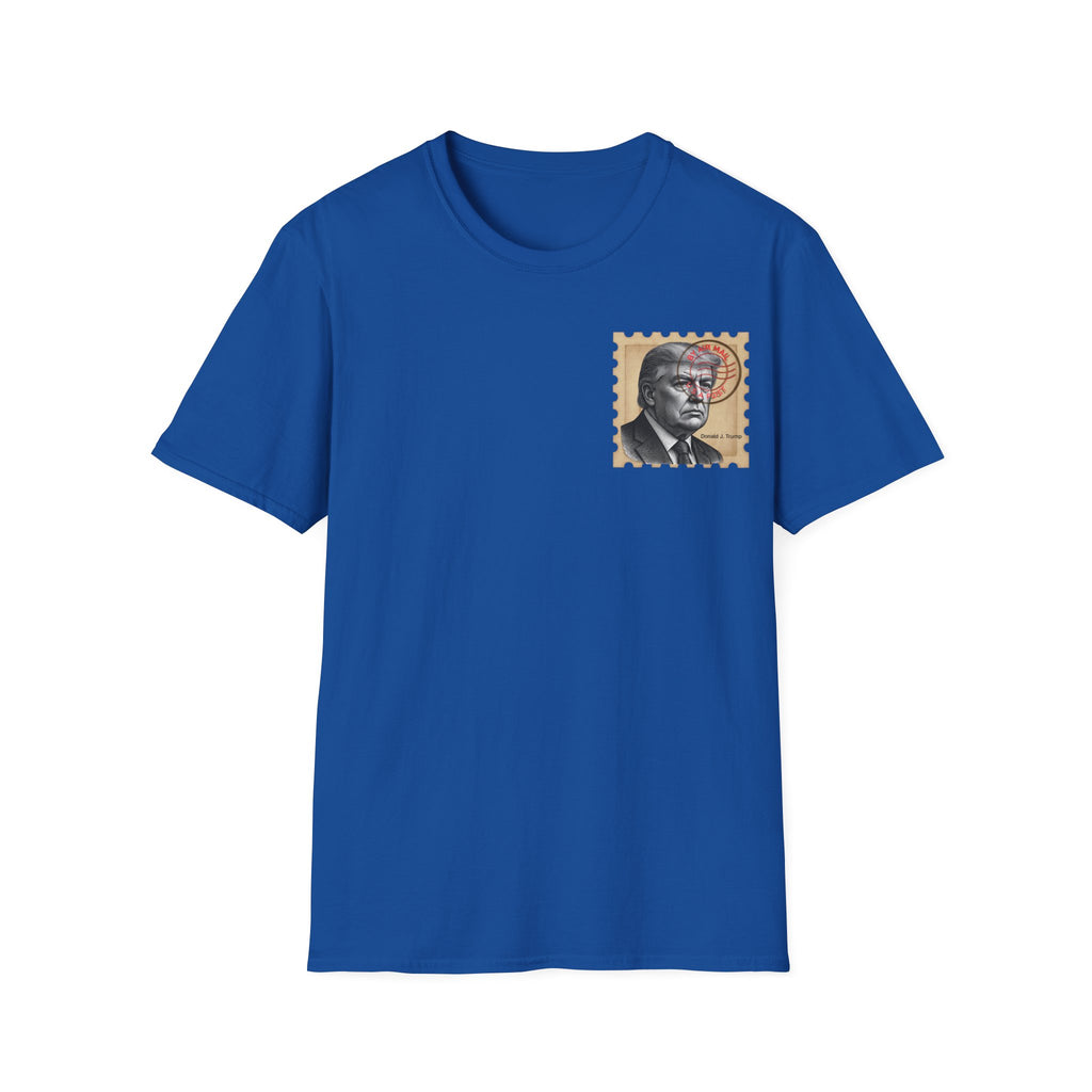 Unisex Softstyle T-Shirt, Trump Stamp T-shirt