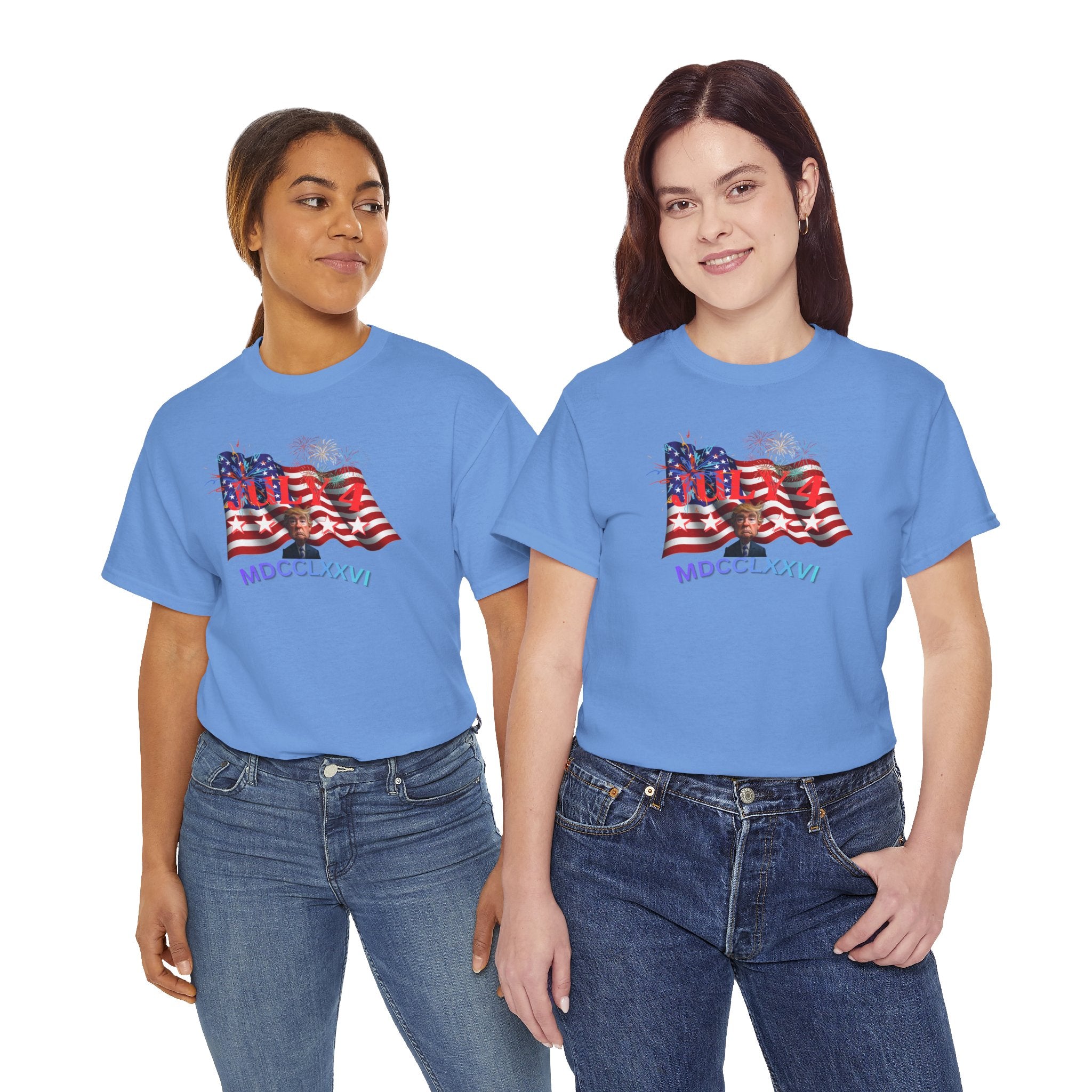 Unisex Heavy Cotton Tee, July 4 1776