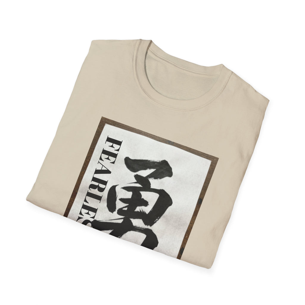 Unisex Softstyle T-Shirt, Fealess Japanese character
