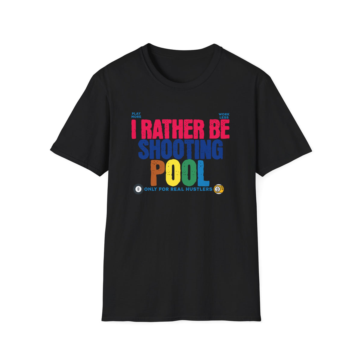 Unisex Softstyle T-Shirt, Pool player