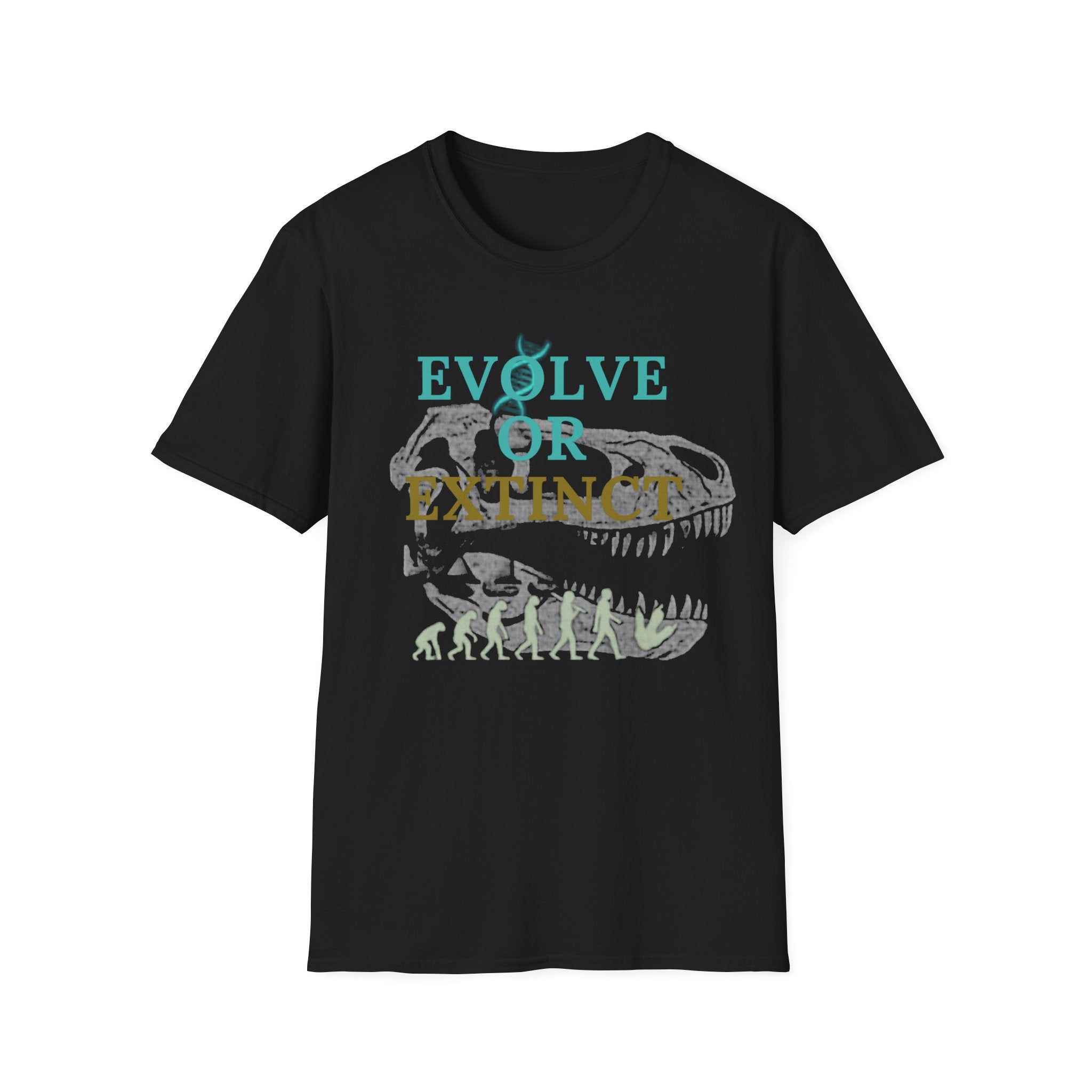 Unisex Softstyle T-Shirt, evolve or extinct shirt