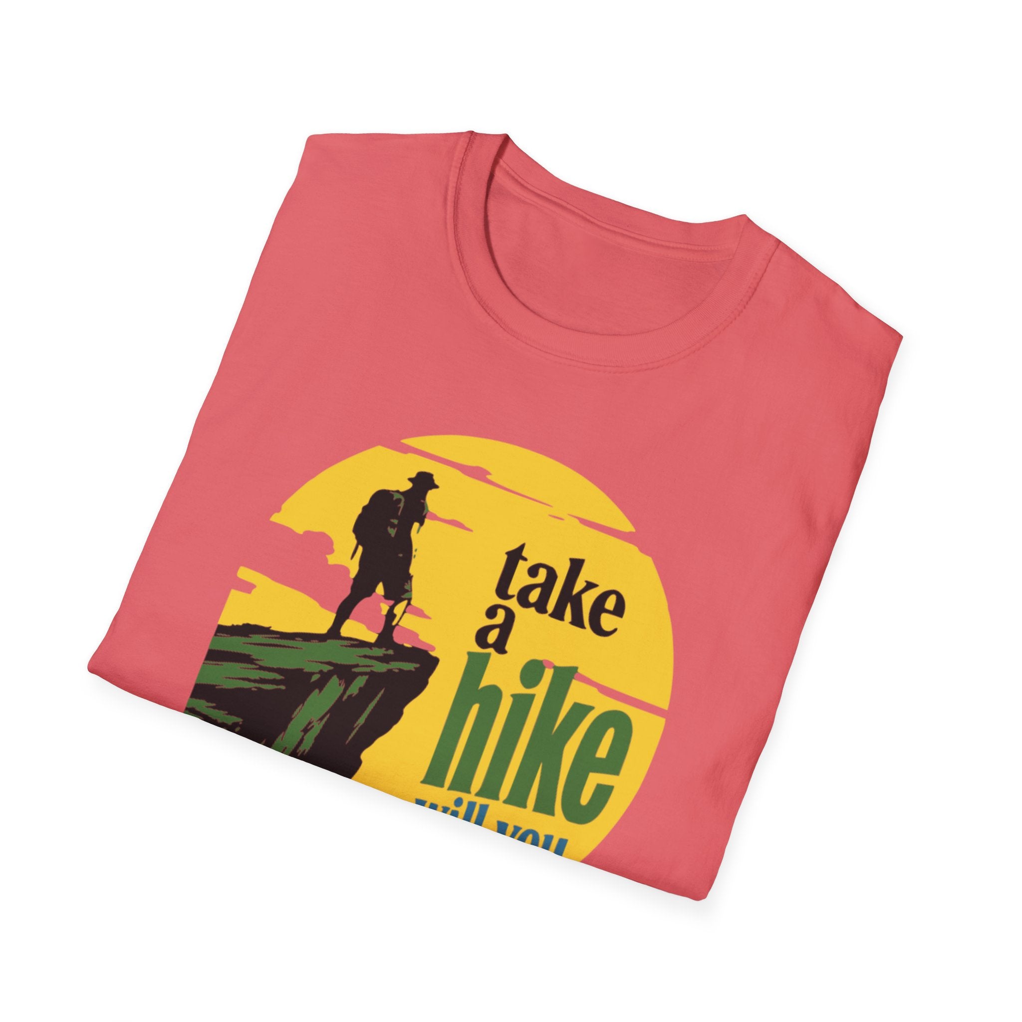 Unisex Softstyle T-Shirt, hiker t- shirt