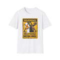 Unisex Softstyle T-Shirt, Warning Silly Goose Unstable Moose Shirt Funny Caution Humor Tee Gag Gift T-Shirt