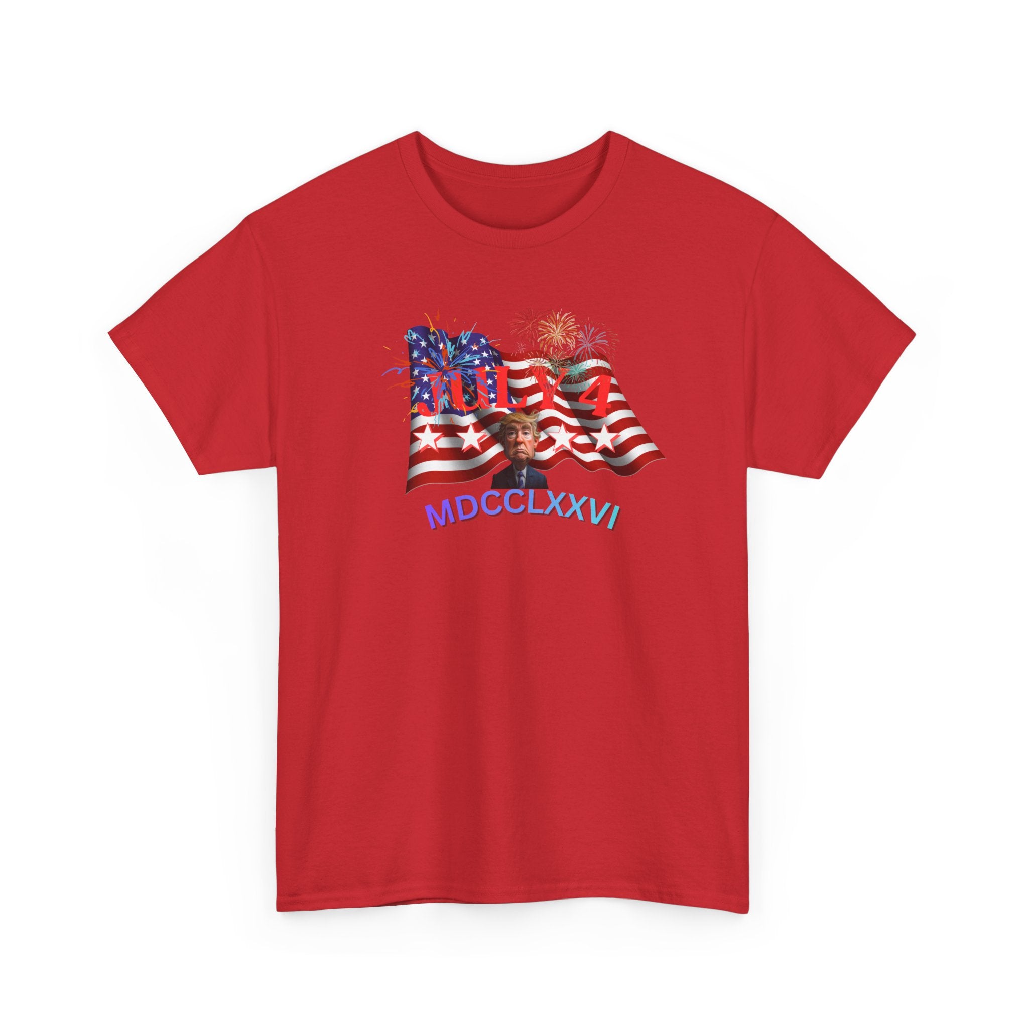 Unisex Heavy Cotton Tee, July 4 1776