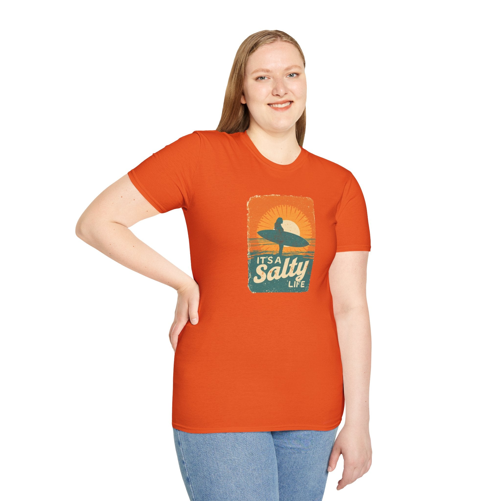 Unisex Softstyle T-Shirt,salty life