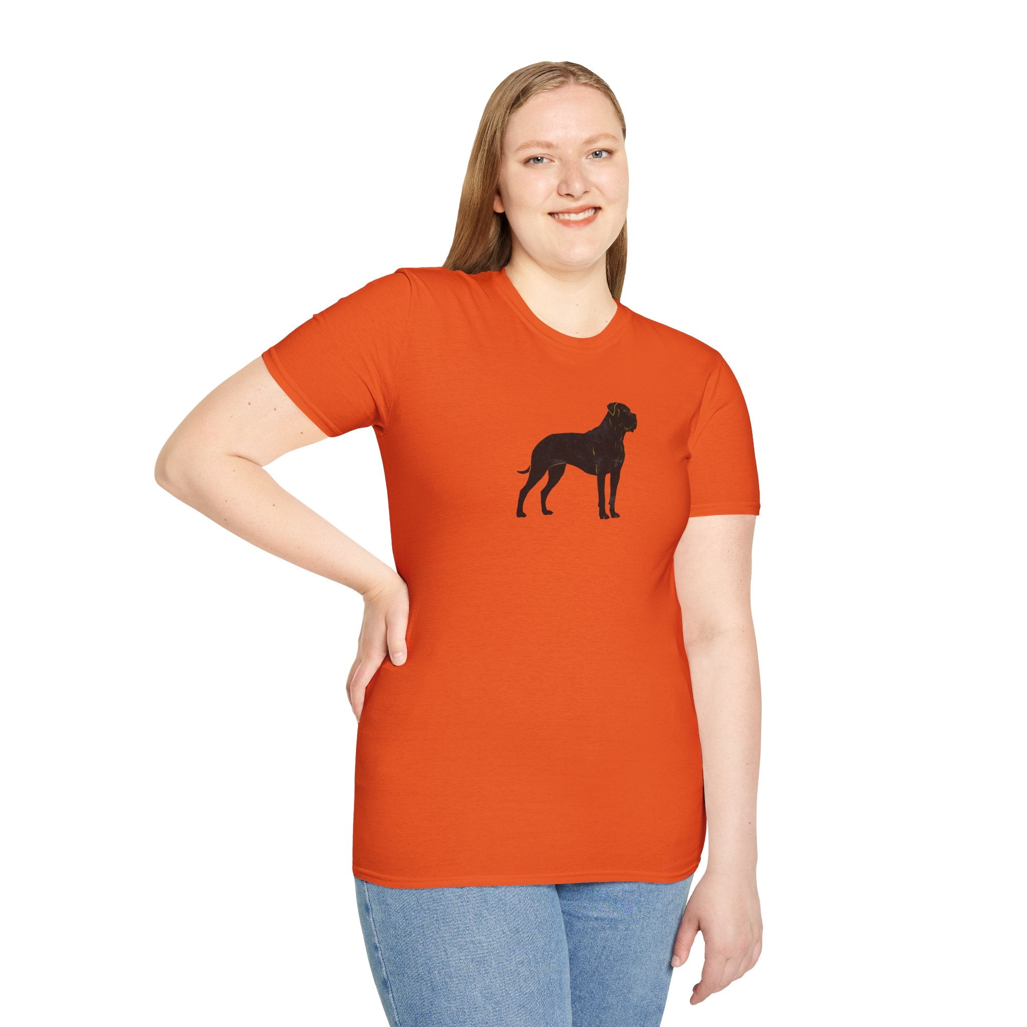 Unisex Softstyle T-Shirt, Portrait  of Dog