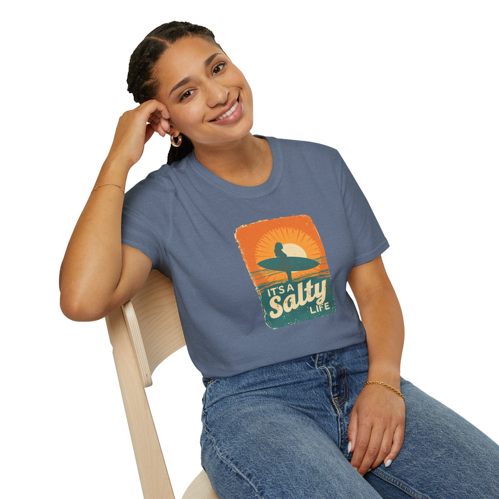 Unisex Softstyle T-Shirt,salty life