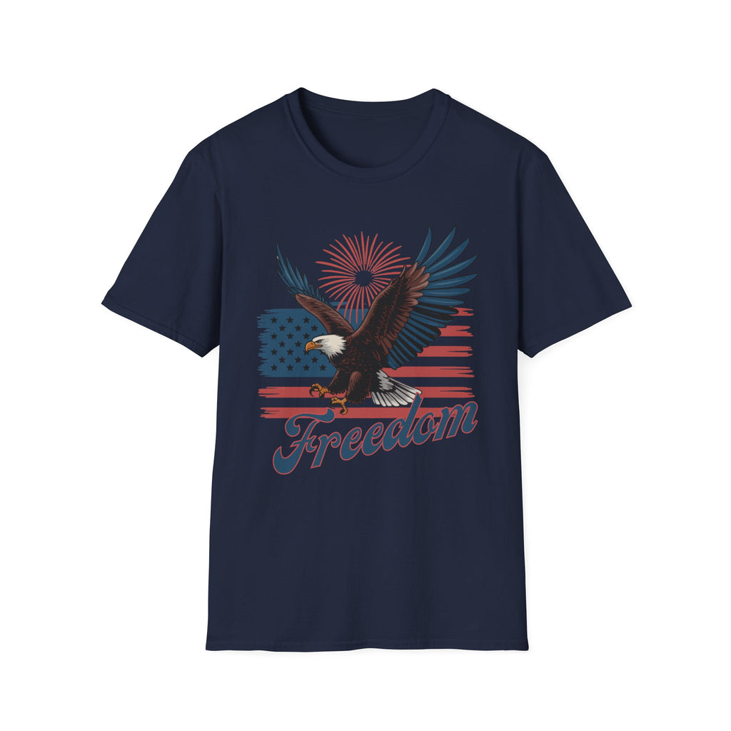 Unisex Softstyle T-Shirt, Stars Stripes & 250 Years Shirt, America 250th Birthday Tee, Patriotic USA 1776-2026 T-Shirt, Fourth of July Shirt
