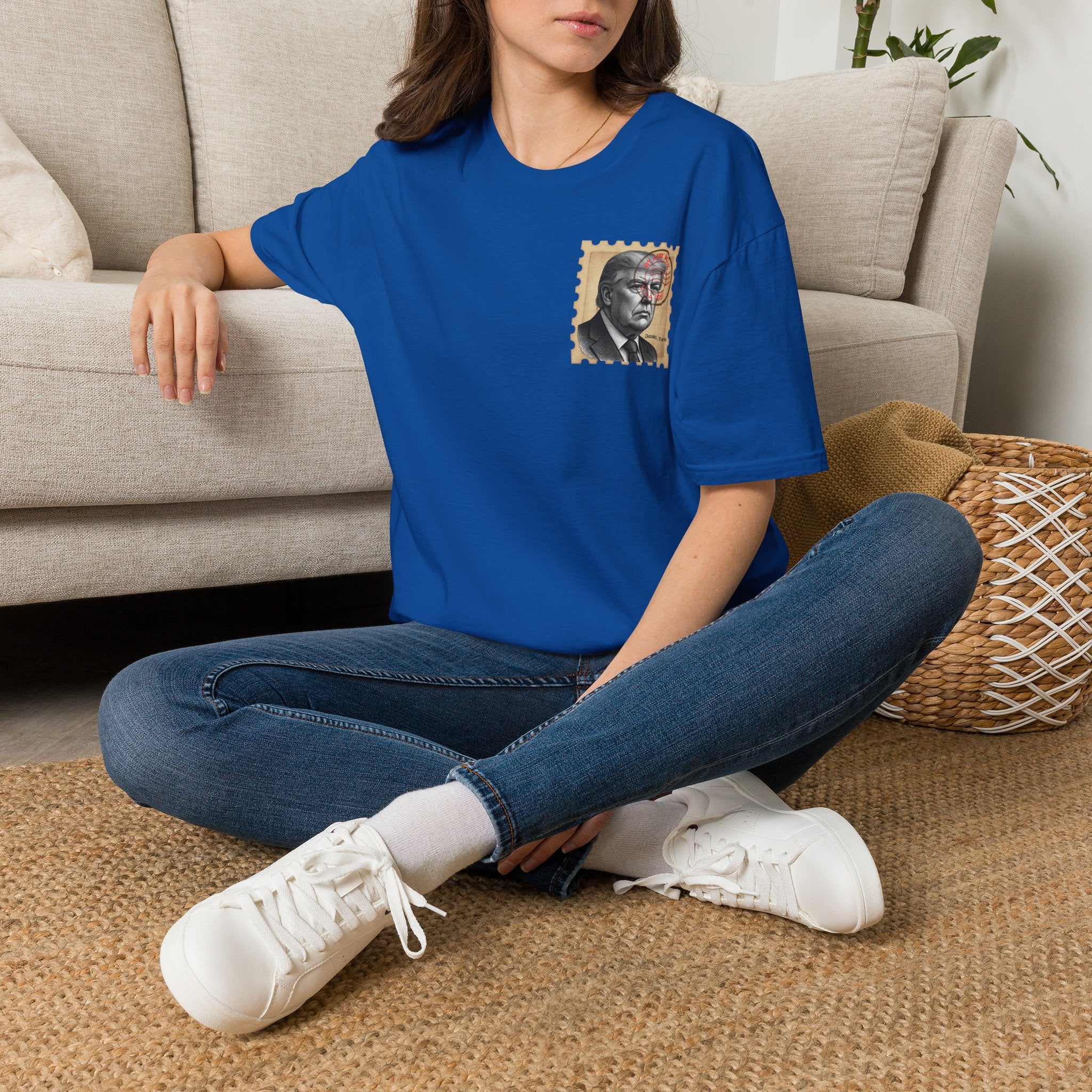 Unisex Softstyle T-Shirt, Trump Stamp T-shirt