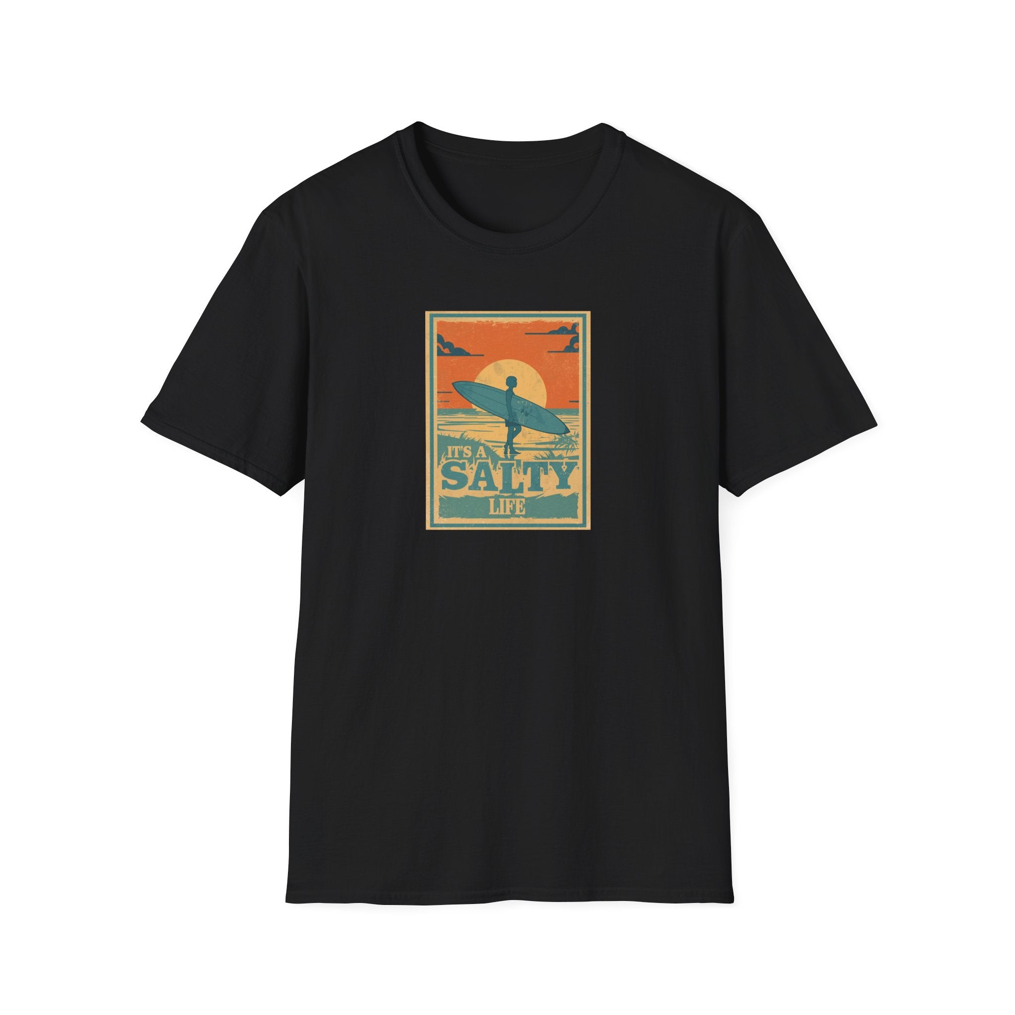 Unisex Softstyle T-Shirt, salty life shirt