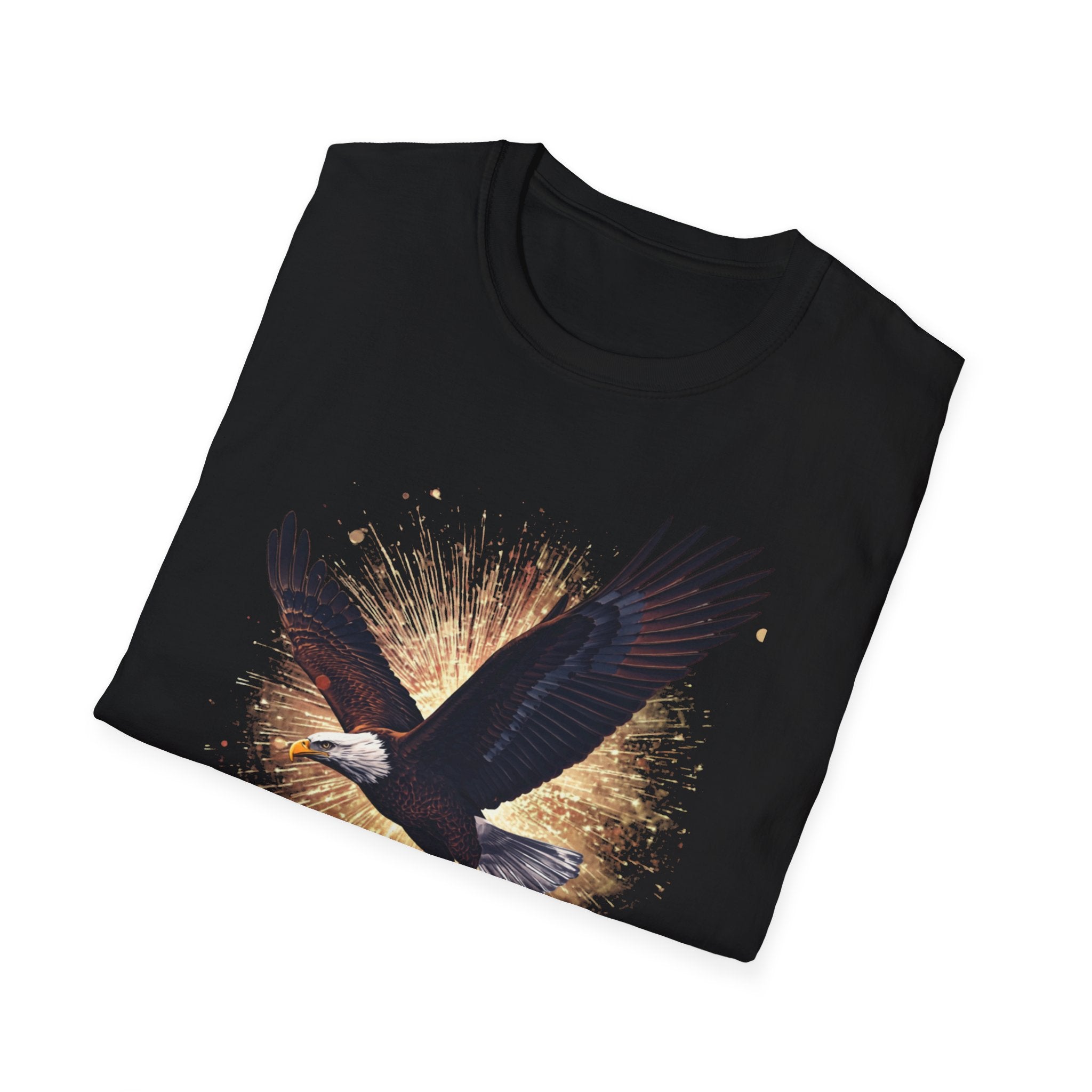 Unisex Softstyle T-Shirt, flying eagle