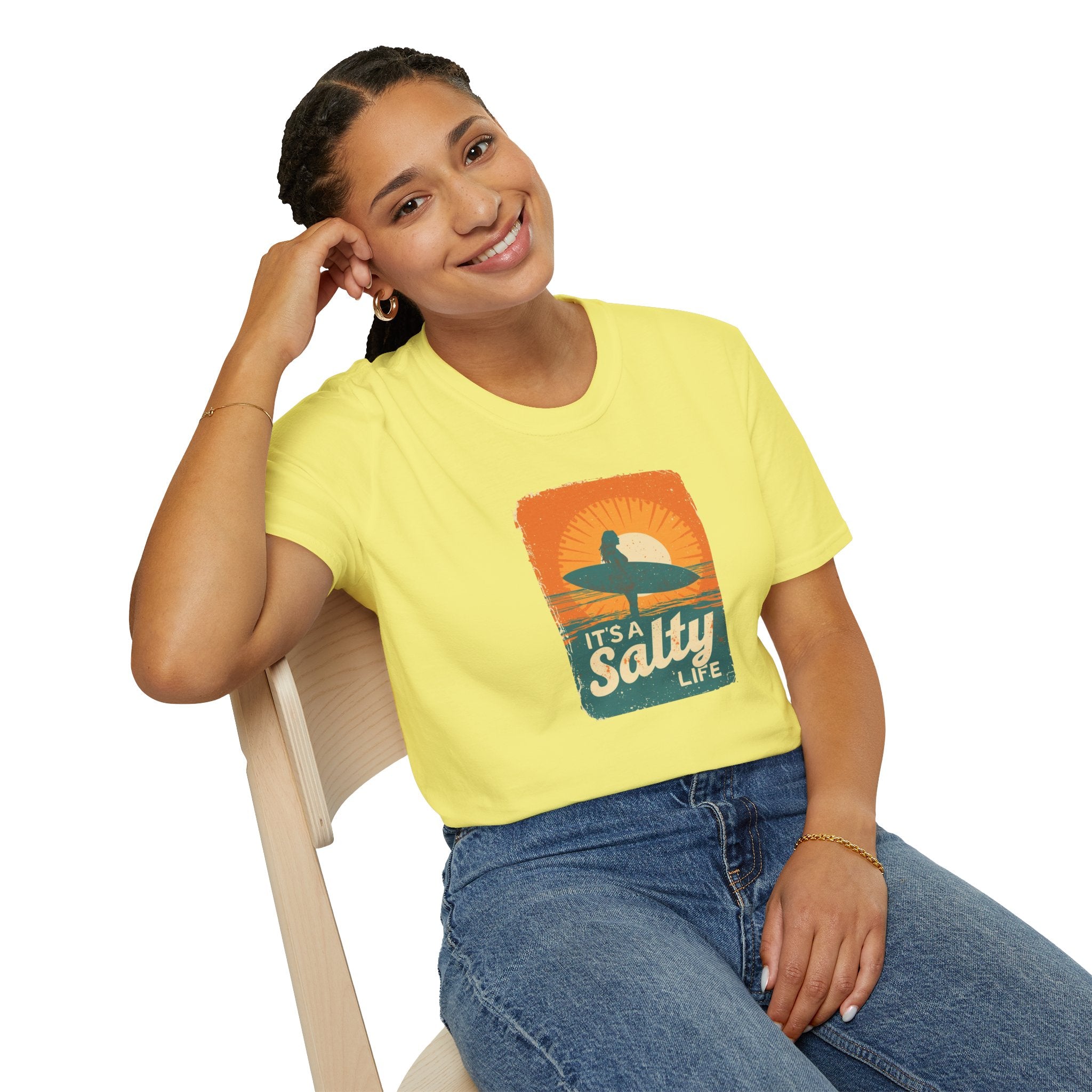 Unisex Softstyle T-Shirt,salty life