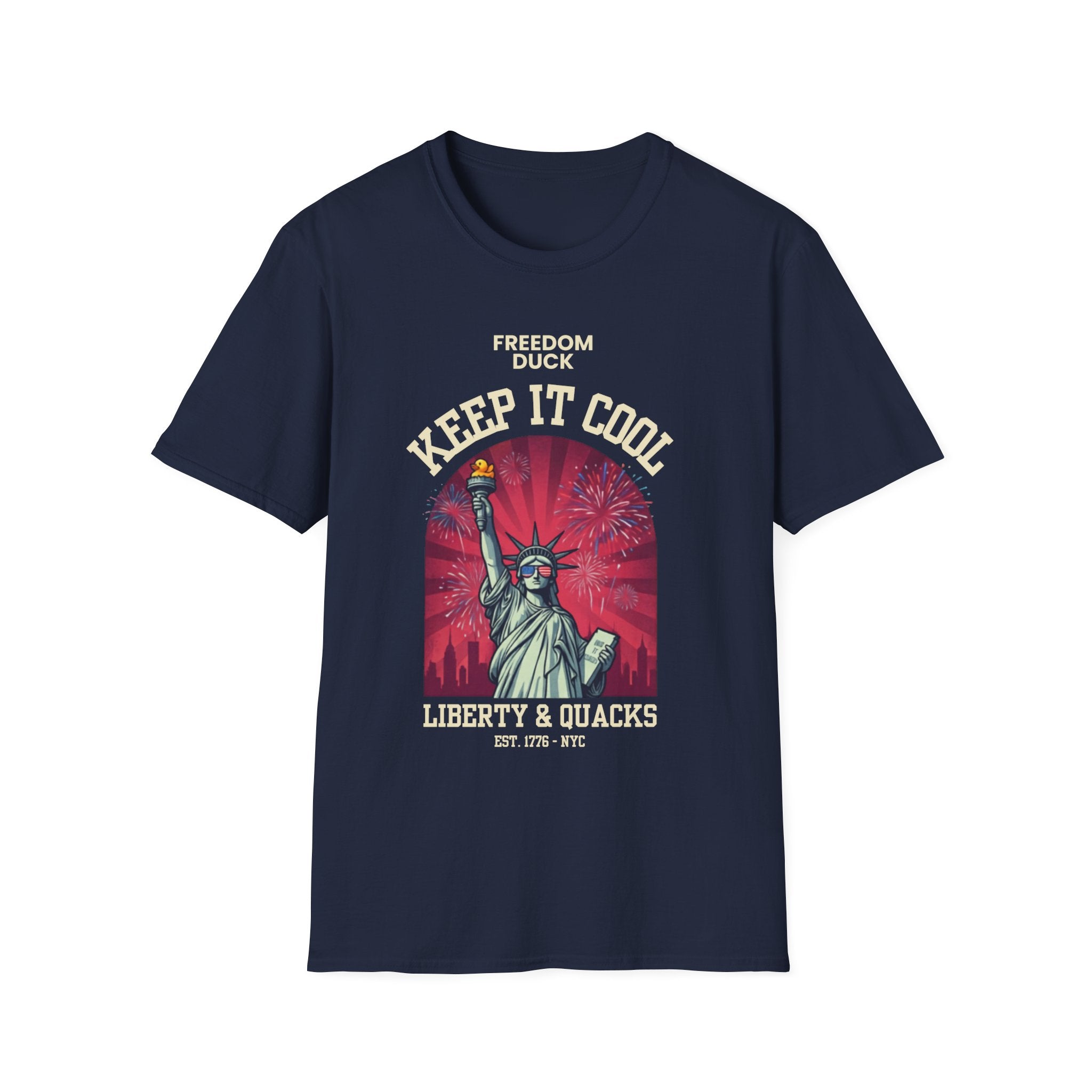 Unisex Softstyle T-Shirt, Statue of Liberty