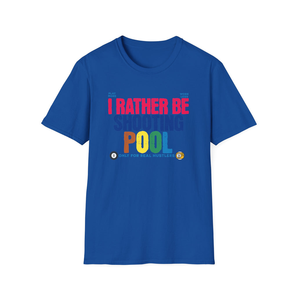 Unisex Softstyle T-Shirt, Pool player