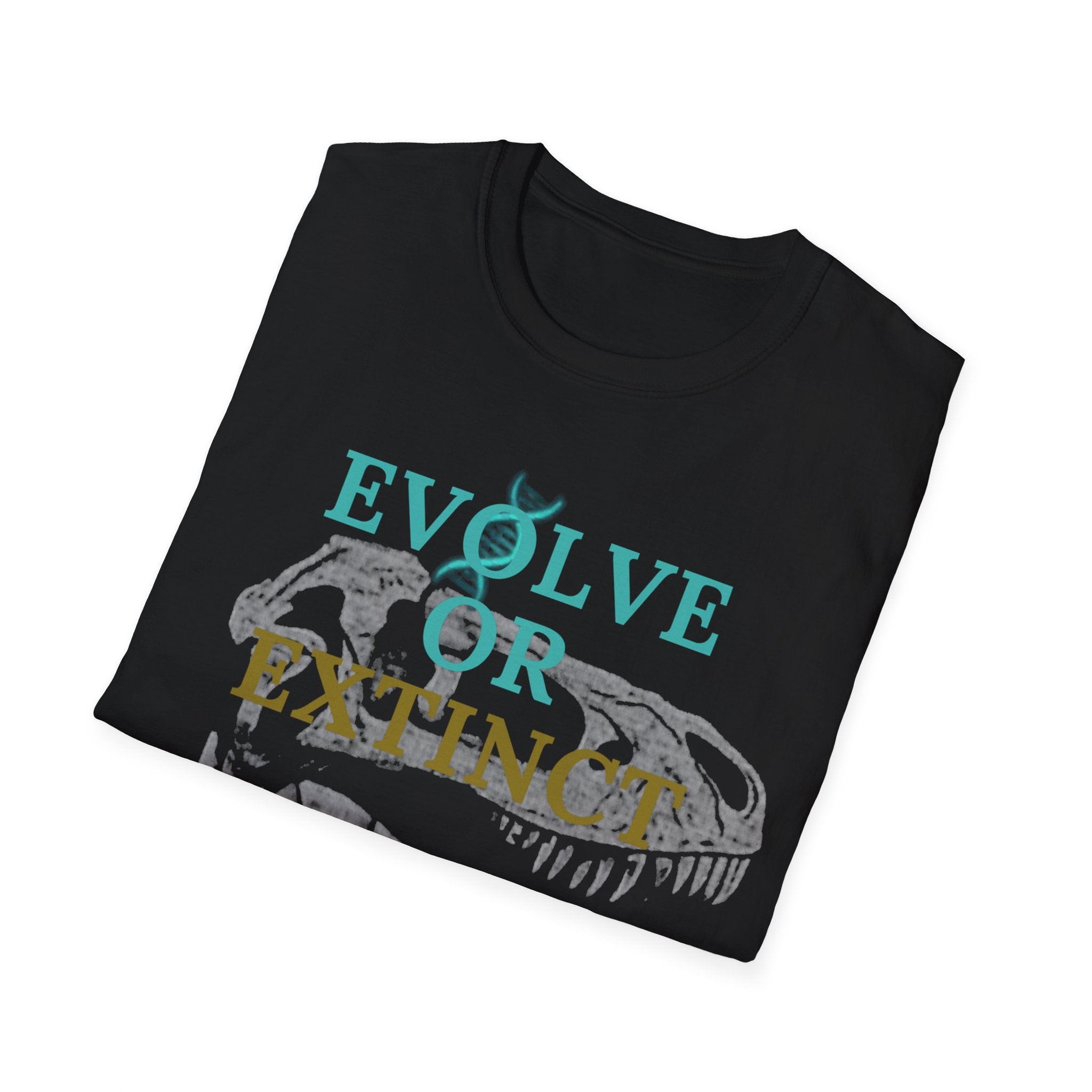 Unisex Softstyle T-Shirt, evolve or extinct shirt