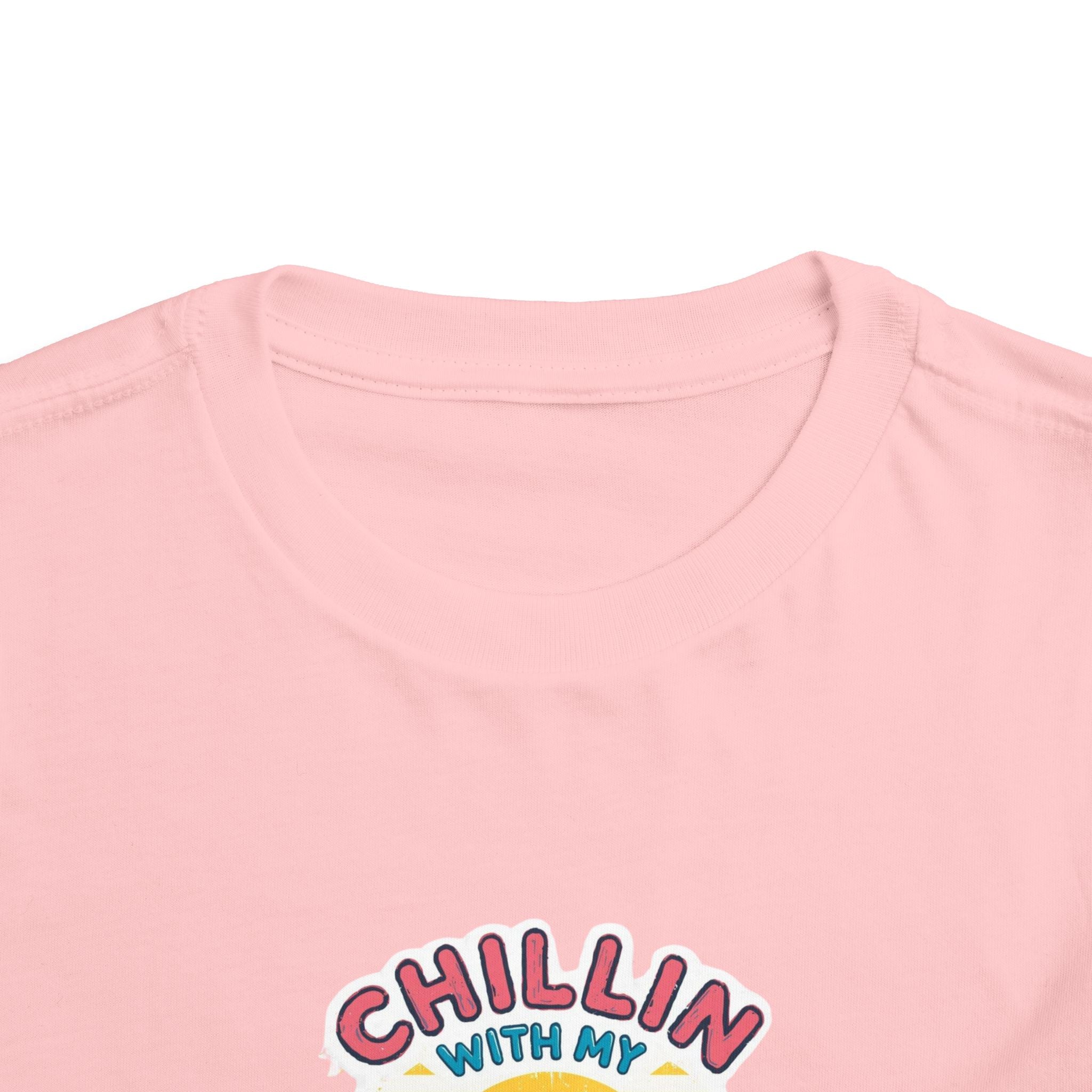 Toddler Short Sleeve Tee,Chillin With My Peeps Shirt, Funny Easter Bunny Shirt, Retro Easter Shirt